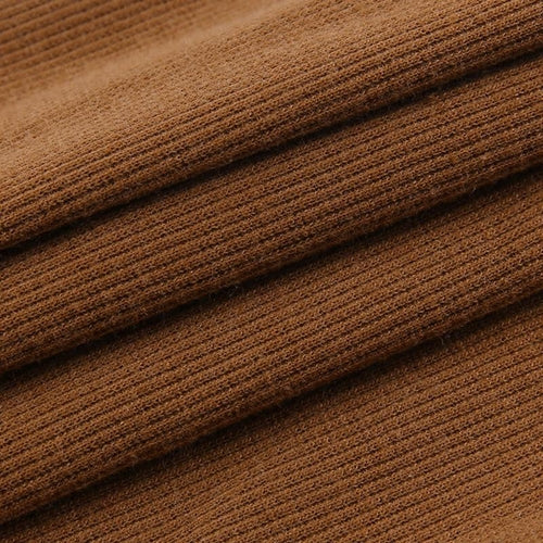 Elegant Kroppsnära Stickad Klänning för Dam med Fyrkantig Halsringning i Enfärgad Design